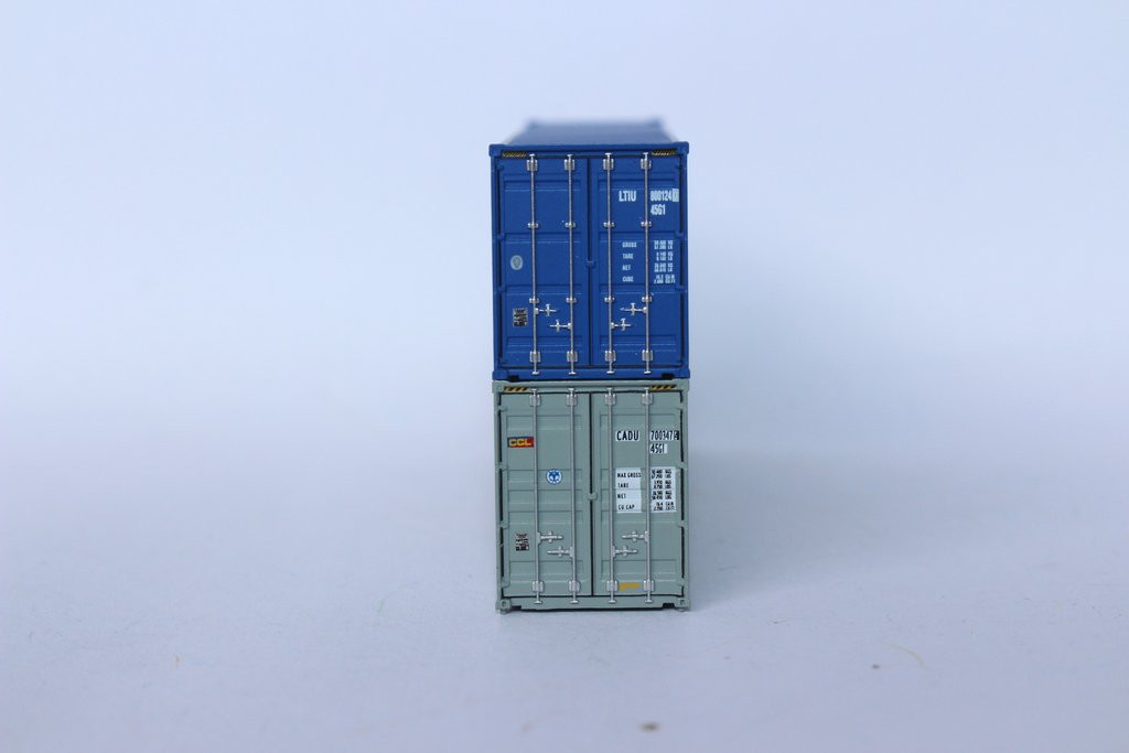 Jacksonville Terminal JTC ~ N Scale ~ 40' High Cube Containers