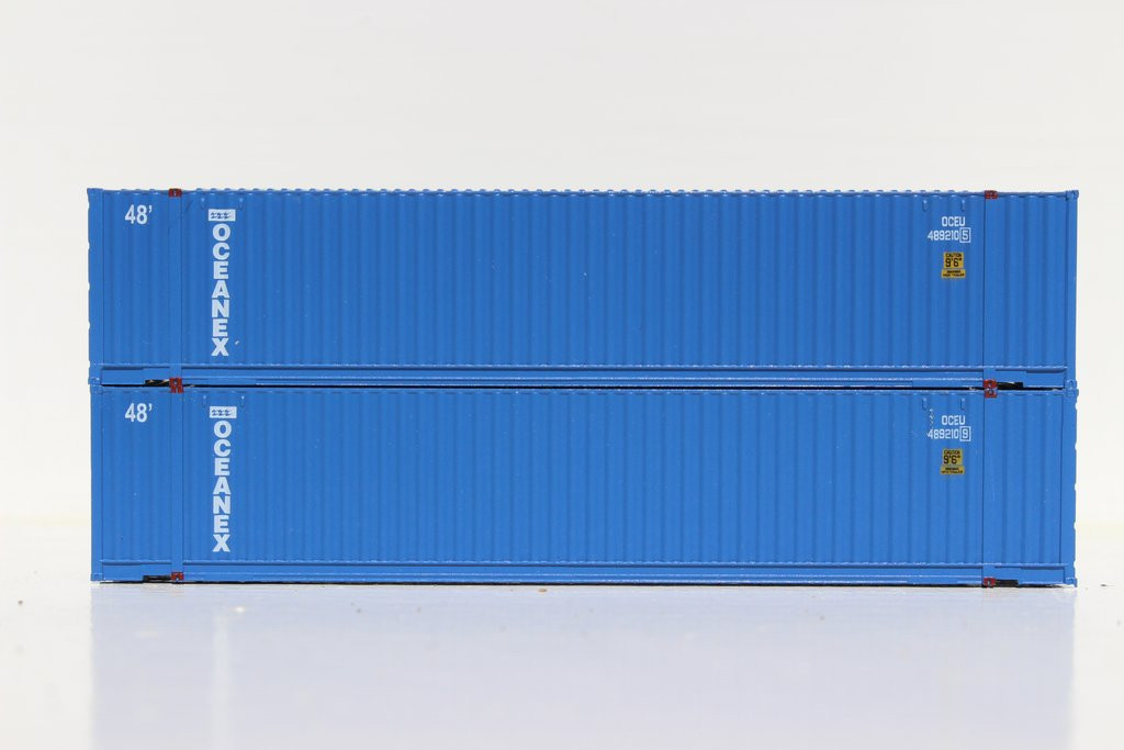 Jacksonville Terminal JTC ~ N Scale ~ OCEANEX 48' HC 3-42-3