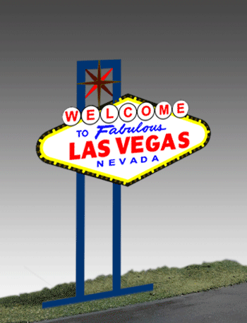 Miller Engineering ~ Las Vegas Welcome Sign ~ 1250 - Iron Planet Hobbies