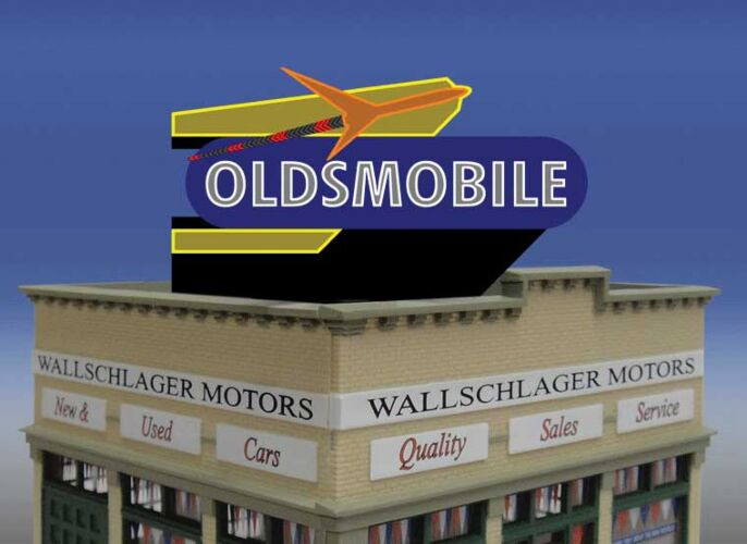 Miller Engineering HO/N Scale Drive-in Movie Sign – Limited Edition Light-Up Model MIL1381