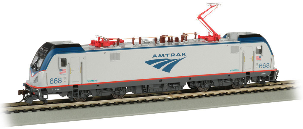 No 441.BACHMANN No.00641 HOゲージ 鉄道模型 Bachmann ~ HO Scale ~ Amtrak #668 - Simens ACS-64 DCC Sound
