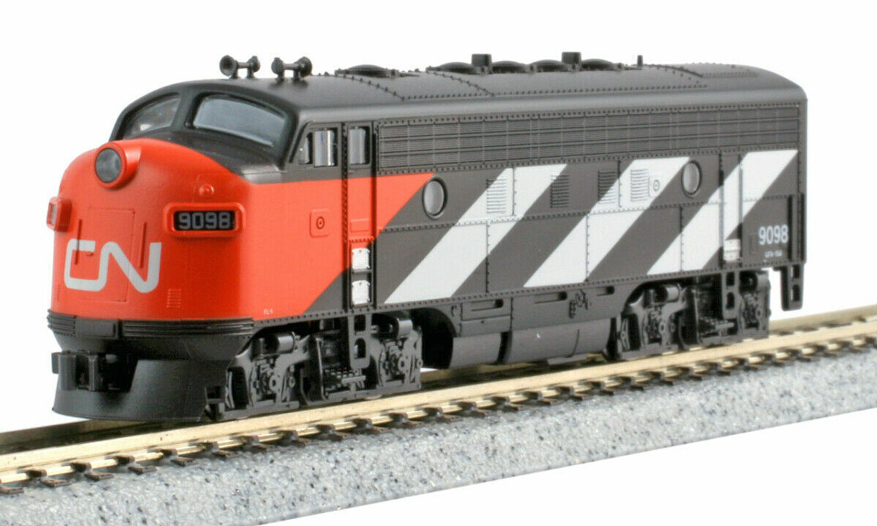 Kato ~ N Scale ~ EMD F7A ~ Canadian National #9098 ~ DCC