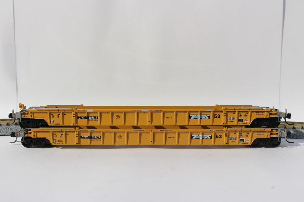 Jacksonville Terminal JTC ~ N Scale ~ DTTX NSC 53' Container Well