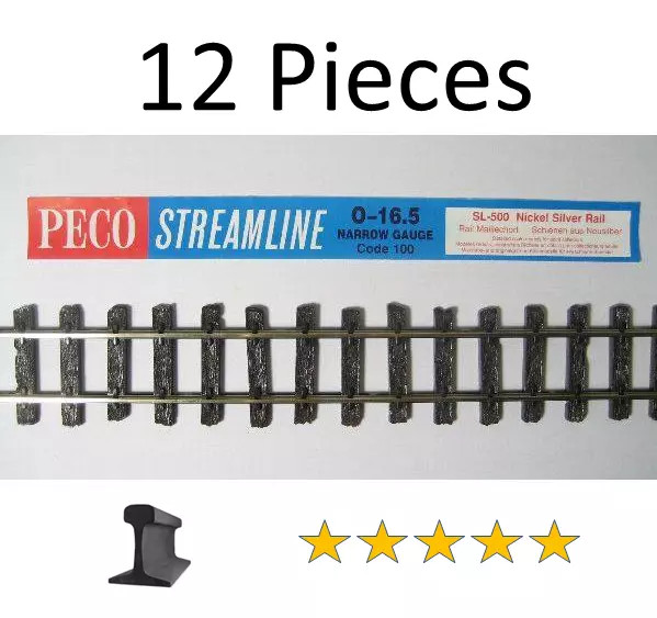 Peco ~ On30 Scale ~ PECO Streamline ~ O-16.5 Code 100 ~ Flexible