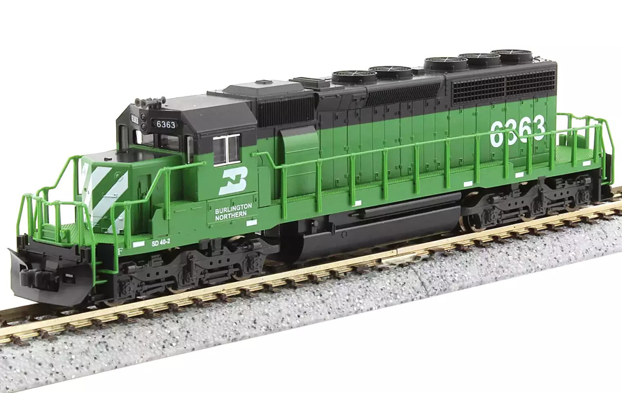 KATO N Scale ~ Burlington Northern ~ EMD SD40-2 ~ BN #6361 ~ 176