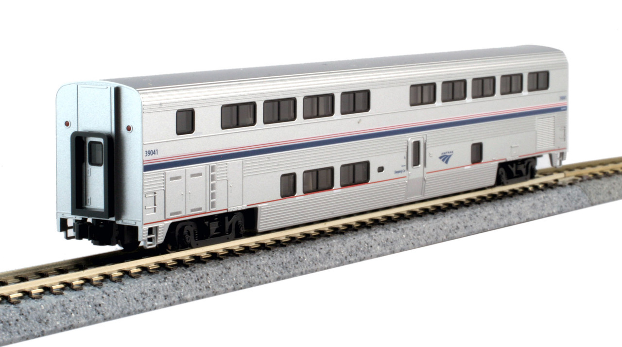シロHC-KATO HOゲージ Amtrak Superliner Kato HO Scale ~ Superliner II Transition Sleeper with Lights