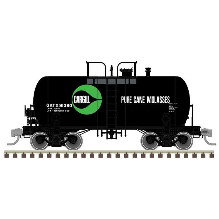 Atlas ~ HO Scale ~ Beer Can Tank Car ~ Ready to Run ~ Cargill GATX