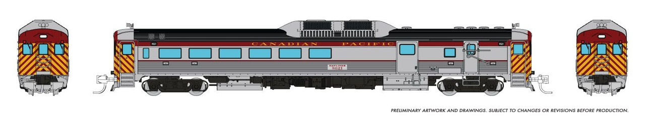 Rapido ~ N Scale ~ Budd RDC-3 ~ Canadian Pacific #9021 ~ DCC Sound ...