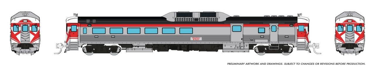Rapido ~ N Scale ~ Budd RDC-3 ~ Canadian Pacific CP Rail #9021 ~ DC ...