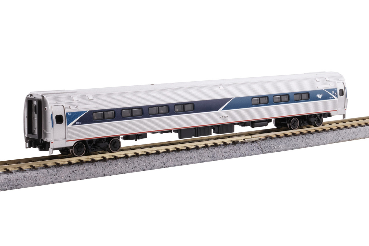 Kato ~ N Scale ~ Amfleet I Coach Bookcase Set ~ Amtrak Phase VII