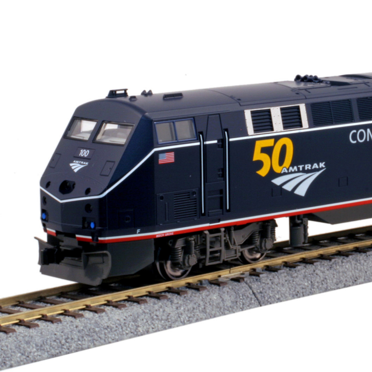 Kato ~ HO Scale ~ GE P42 ~ Amtrak #100 ~ DCC Sound ~ 37-6113LSD