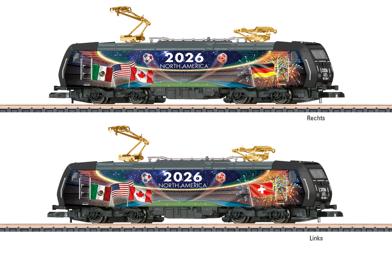 Märklin ~ Z Scale ~ Class 185.2 Electric Locomotive ~ North