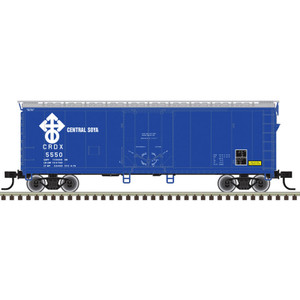 Atlas ~ HO Scale ~ Trainman ~ 40' Plug Door Box Car ~ Central Soya #5550 ~ 20008356