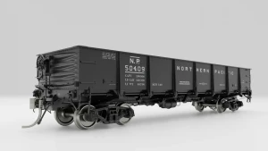 Rapido ~ HO Scale ~ 40' Drop Bottom Gondola ~ 1940 Scheme ~ Northern Pacific #50305 ~ 163003A