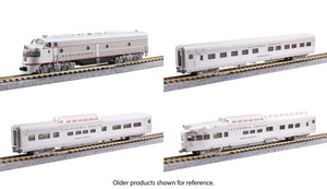 Kato ~ N Scale ~ California Zephyr E8A ~ 4 Unit Starter Series Set ~ Chicago, Burlington & Quincy ~ DC ~ 106-058