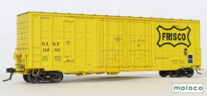 Moloco ~ HO Scale ~ ACF 50' Hi-cube Ext. Post Waffle Boxcar ~ Frisco SLSF #11262 ~ 60007