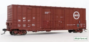 Moloco ~ HO Scale ~ ACF 50' Hi-cube Ext. Post Waffle Boxcar ~ Chicago & Eastern Illinois #364747 ~ 60014