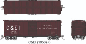Rapido ~ HO Scale ~ AAR 40' Boxcar ~ Chicago & Eastern Illinois #64032 ~ 1011002A