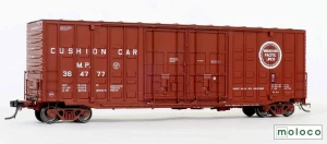Moloco ~ HO Scale ~ ACF 50' Hi-cube Ext. Post 1971 Waffle Boxcar ~ Missouri Pacific MP #364873 ~ 60015
