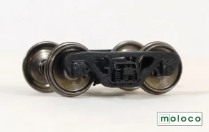 Moloco ~ HO Scale ~ 100 Ton Barber S-2-C HS-6 Snubber RB Trucks with Wheelsets ~ Semi-Scale Tread ~ 1 Pair ~ TR-101088