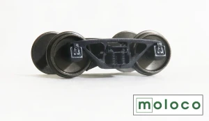 Moloco ~ HO Scale ~ 70 Ton Barber S-2-A FB Trucks with Wheelsets ~ Standard Tread ~ 1 Pair ~ TR-6110