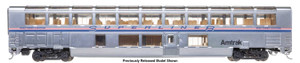 WalthersProto ~ HO Scale ~ Lighted ~ 85' Bombardier Superliner II Sightseer Lounge ~ Amtrak #33027 ~ Phase IV ~ 920-12092