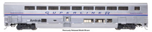 WalthersProto ~ HO Scale ~ Lighted ~ 85' Bombardier Superliner II Transition Sleeper ~ Amtrak #39005 ~ Phase IV ~ 920-12103