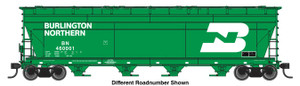Walthers Mainline ~ HO Scale ~ ACF 5250 4-Bay Centerflow Covered Hopper ~ Burlington Northern #460039 ~ 910-49227