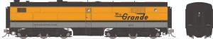 Rapido ~ HO Scale ~ PB Steam Heater Car with Alco Trucks ~ Denver & Rio Grande Western #253 ~ DC/DCC Sound Installed ~ 1136003