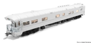 Broadway Limited ~ N Scale ~ Union Pacific Business Car ~ Primer Gray with Black Trucks ~ 10495