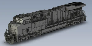 Broadway Limited ~ HO Scale ~ GE ES44AC ~ Union Pacific #8223 (Building America Scheme) ~ DCC Sound & Smoke ~ 10826