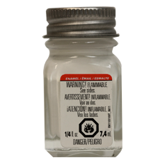 Testor Corp ~ All-Purpose Enamel Paint ~ White ~ 1/4oz 7.4mL Bottle ~ 1145TT