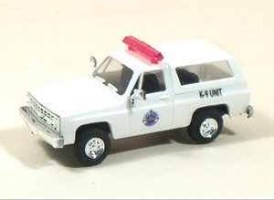 Trident Miniatures ~ HO Scale ~ Chevrolet Blazer ~ Nebraska State Police K-9 Unit ~ 90132