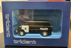 Trident Miniatures ~ HO Scale ~ Chevrolet Van ~ Moncton, New Brunswick Police ~ 90361
