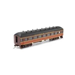 Athearn ~ HO Scale ~ RTR Arch Roof Coach ~ Illinois Central #2121 ~ 73033