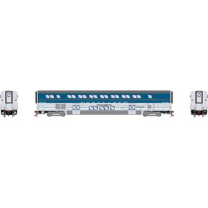 Athearn Genesis ~ HO Scale ~ Surfliner Coach with Lights ~ AMTK/Redondo Beach #6404 ~ 23742