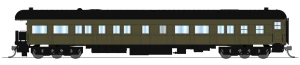 Broadway Limited ~ N Scale ~ Heavyweight Business Car with Balloon Roof ~ Unlettered ~ 10782