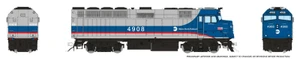 Rapido ~ HO Scale ~ F40PH-3C ~ Metro North #4908 ~ DCC Sound ~ 1043554