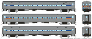 Rapido ~ HO Scale ~ Comet II Commuter Cars ~ MARC Set #2 ~ 1084011