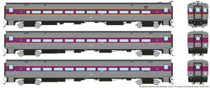 Rapido ~ HO Scale ~ Comet II Commuter Cars ~ MBTA Set #4 ~ 1084016