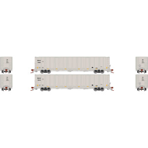 Athearn ~ N Scale ~ NSC 6400 Gondola with Load ~ 2-Pack ~ DEAX #11404, 11416 ~ 12579