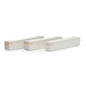Athearn ~ N Scale ~ 53' Stoughton Containers ~ 3-Pack ~ Optimodal ~ Set 2 ~ 17315