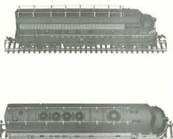 Cal Scale ~ HO Scale ~ PRR Antenna Support Set For FP-7 ~ 438