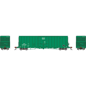 Athearn Genesis ~ HO Scale ~ 50' PC&F Box Car with Plug Door ~ Burlington Northern #749333 ~ 3471