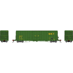 Athearn Genesis ~ HO Scale ~ 50' PC&F Box Car with Plug Door ~ Missouri-Kansas-Texas #89 ~ 3465