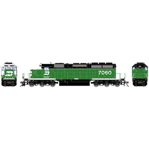 Athearn ~ HO Scale ~ SD40-2 ~ Burlington Northern #7060 ~ DC ~ 3730