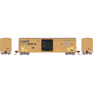 Athearn ~ N Scale ~ 50' FMC 5277 Combo Door Box Car ~ Railbox #51381 ~ Primed for Grime ~ 3877