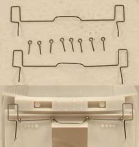 Cal Scale ~ HO Scale ~ Coupler Lift Bars ~ 2-Pack ~ 522