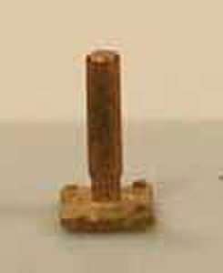 Cal Scale ~ HO Scale ~ Diesel Radio Antenna ~ Unpainted Brass ~ 2 Pieces ~ 549
