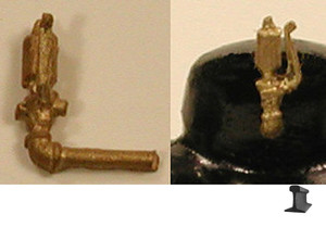 Cal Scale ~ HO Scale ~ Whistle Left Side Mount ~ 605